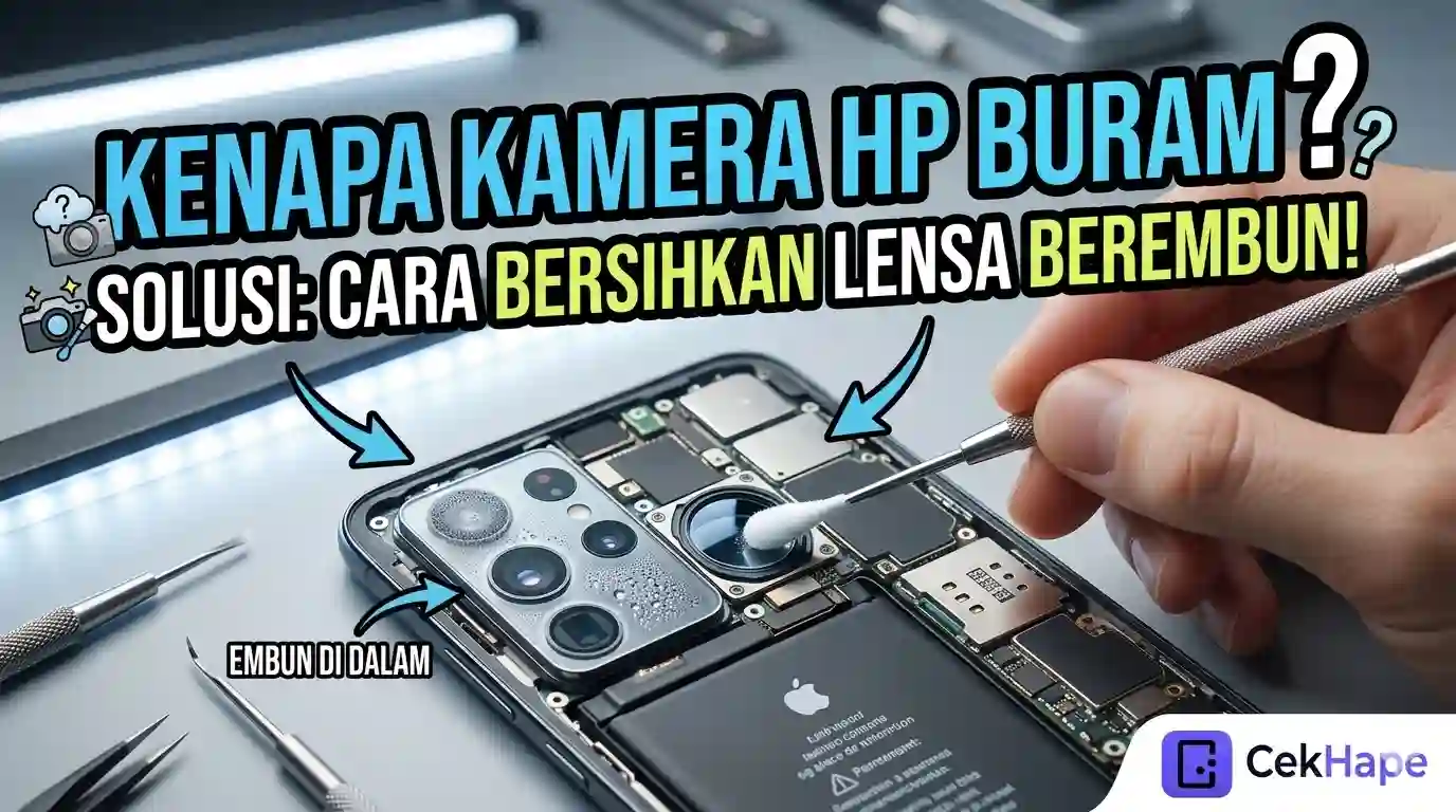 Kenapa Kamera HP Buram? Cara Bersihkan Lensa Berembun dari Dalam