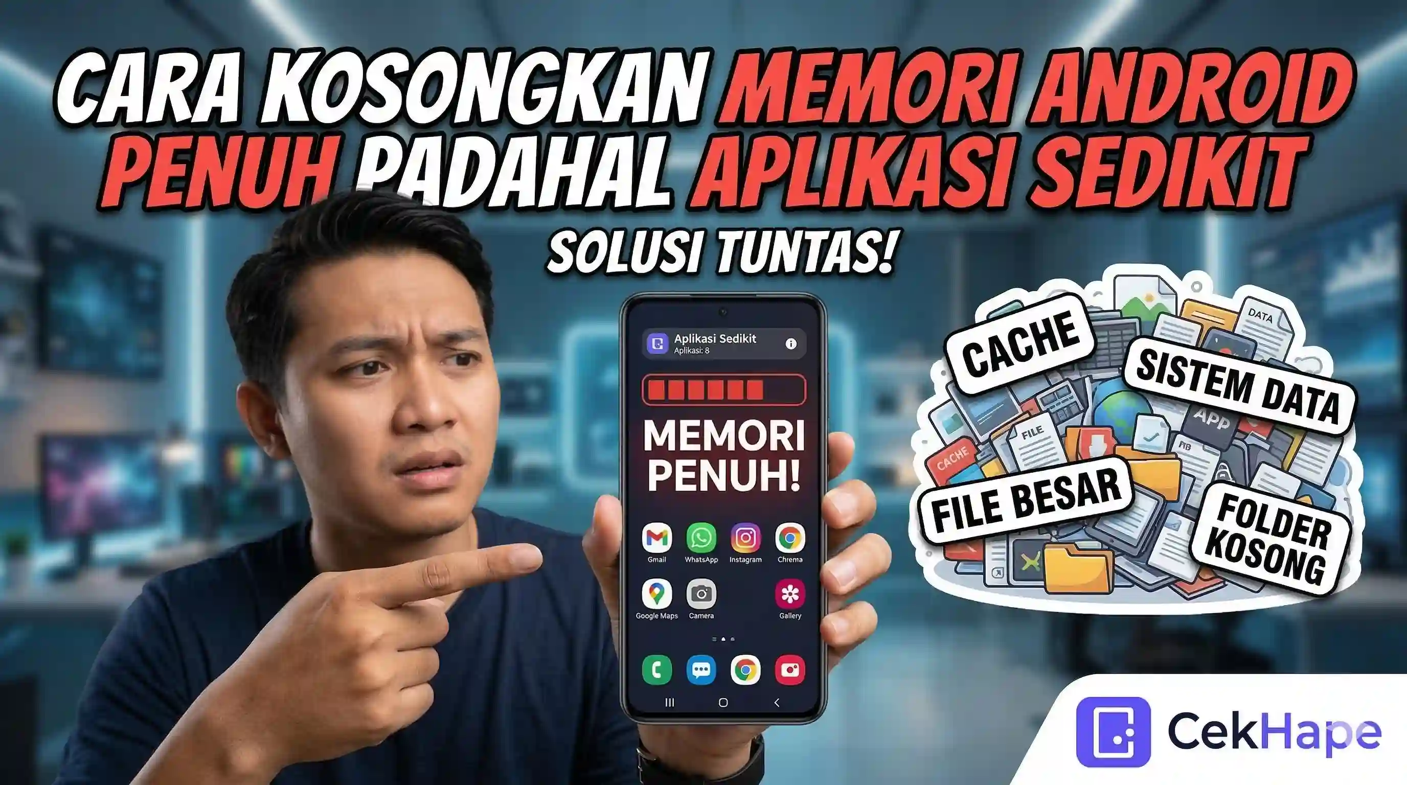 Cara Kosongkan Memori Android Penuh Padahal Aplikasi Sedikit