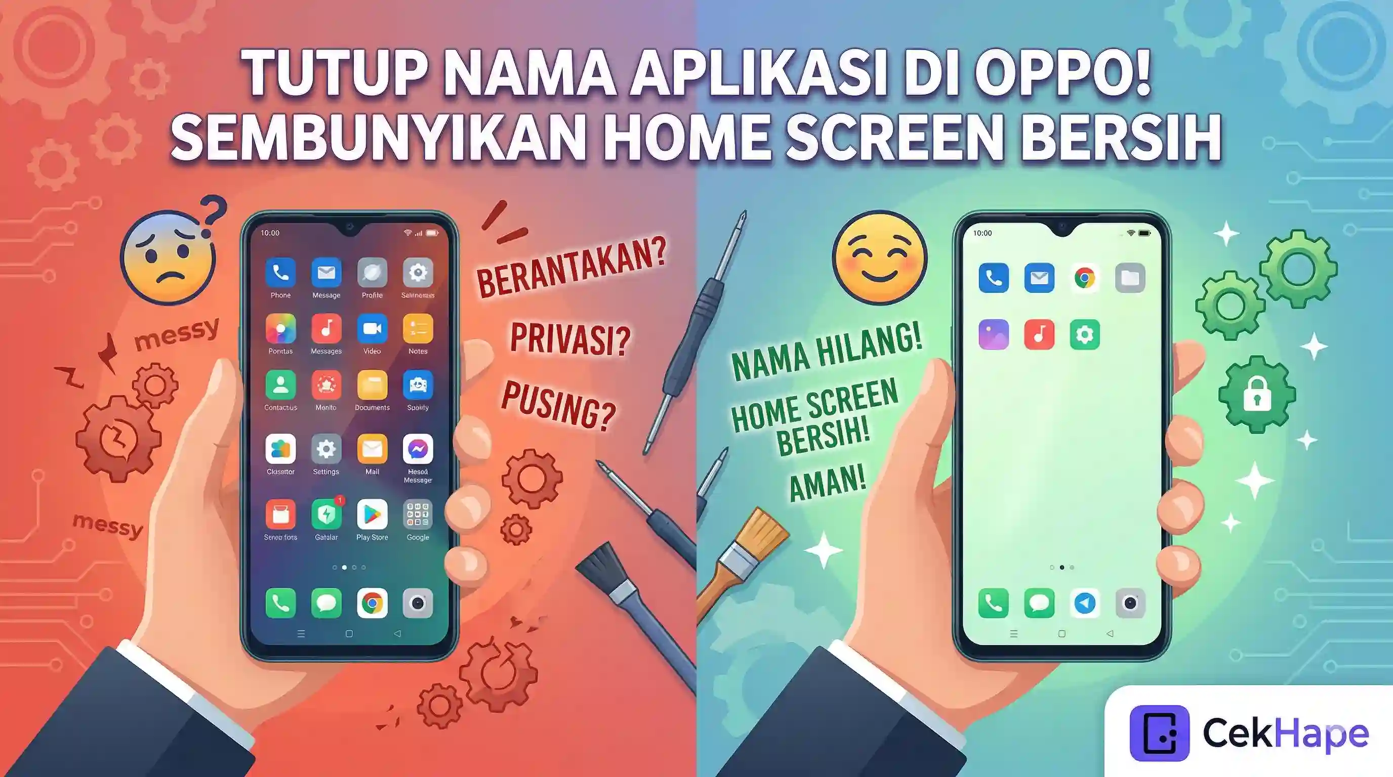 Tutup Nama Aplikasi Sembunyikan Home Screen Oppo: Panduan Lengkap
