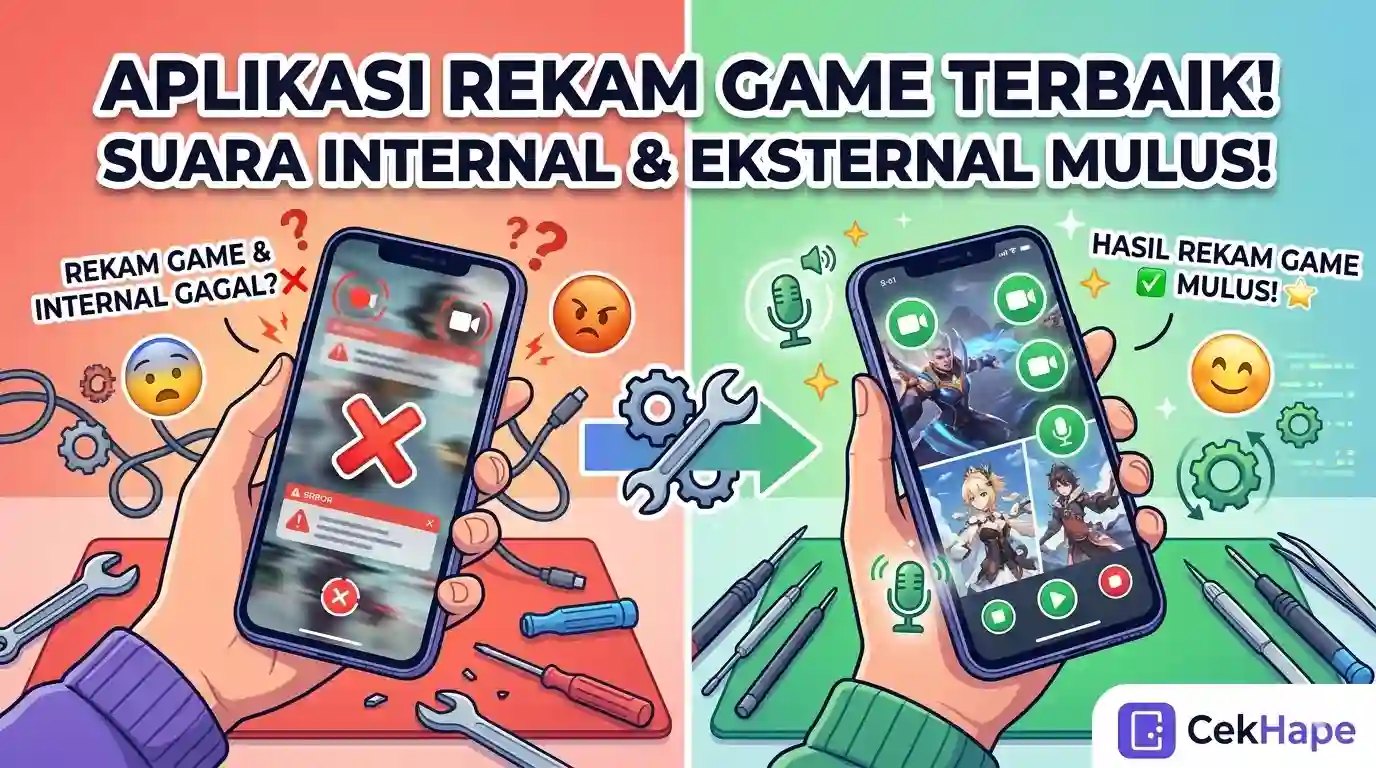 Aplikasi Rekam Game Plus Suara Internal Record iPhone