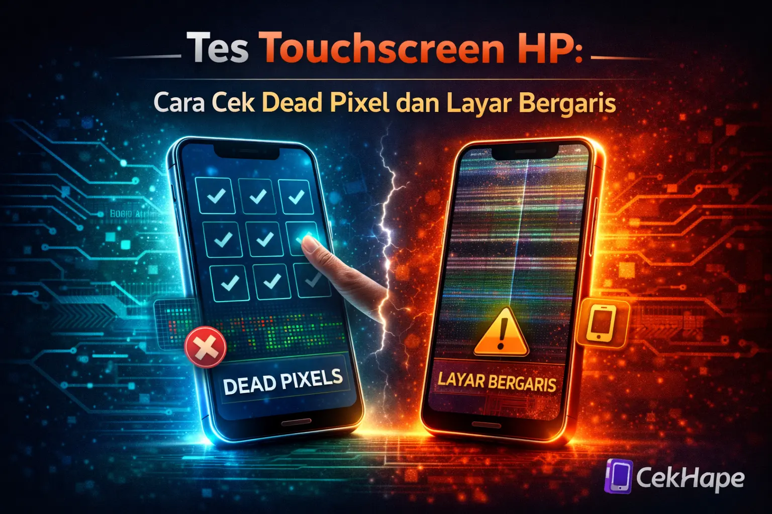 Tes Touchscreen HP: Cara Cek Dead Pixel dan Layar Bergaris