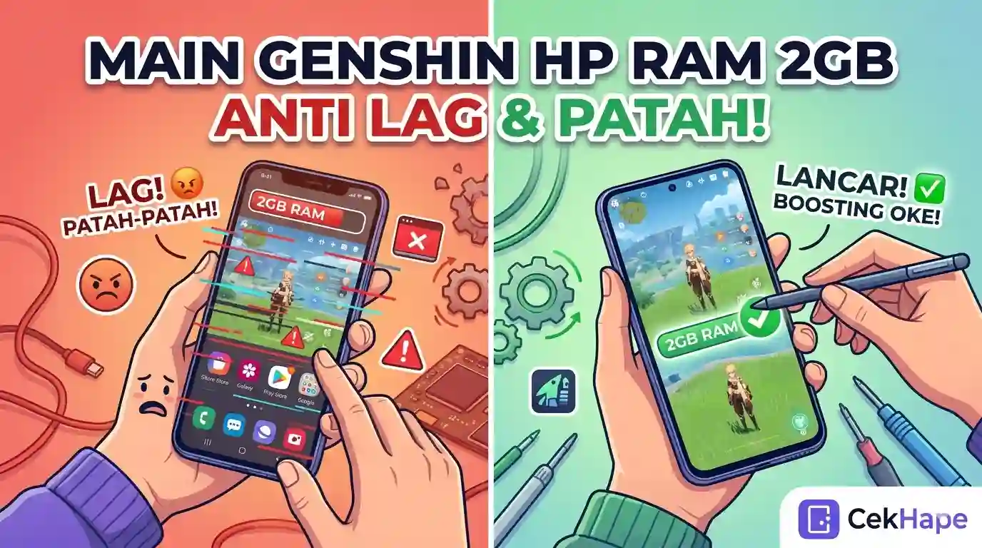Cara Main Genshin HP RAM 2GB Agar Game Tidak Lag Patah