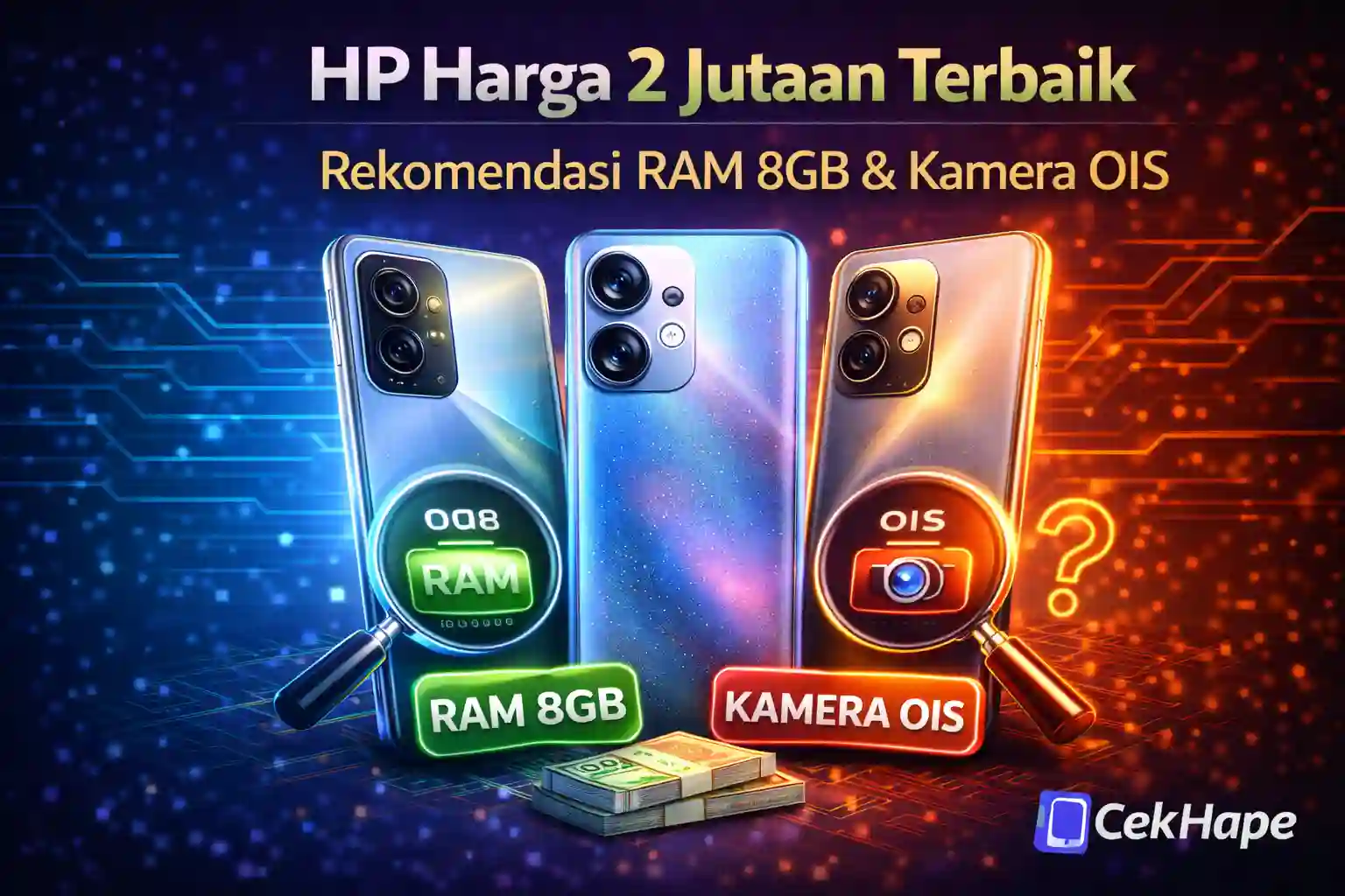 HP Harga 2 Jutaan Terbaik: Rekomendasi RAM 8GB & Kamera OIS