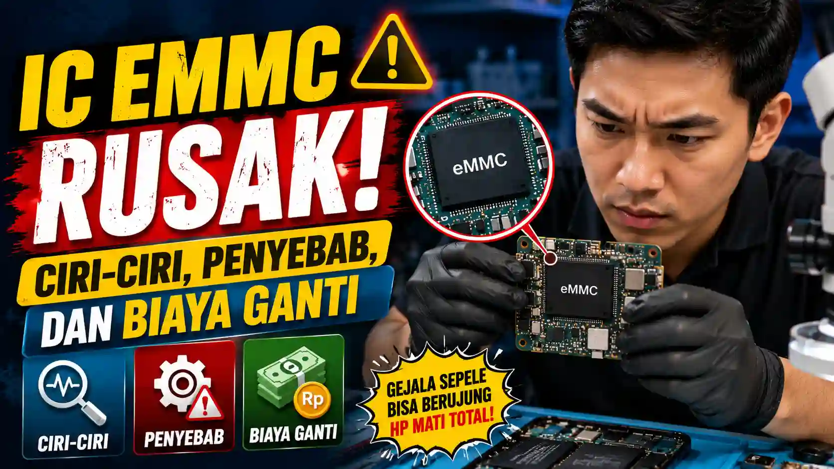 Ic Emmc Rusak: Ciri-Ciri, Penyebab, dan Biaya Ganti