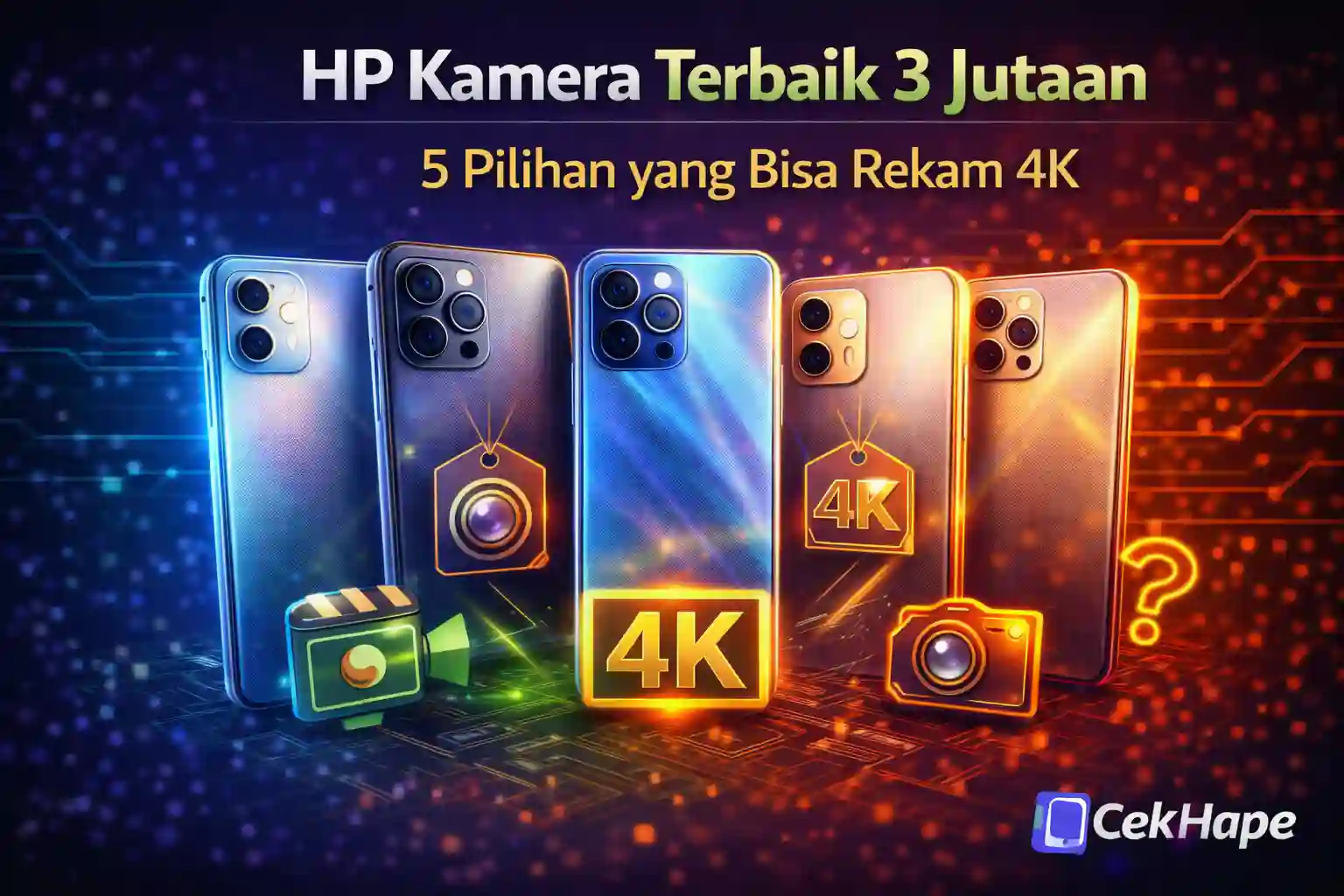HP Kamera Terbaik 3 Jutaan: 5 Pilihan yang Bisa Rekam 4K