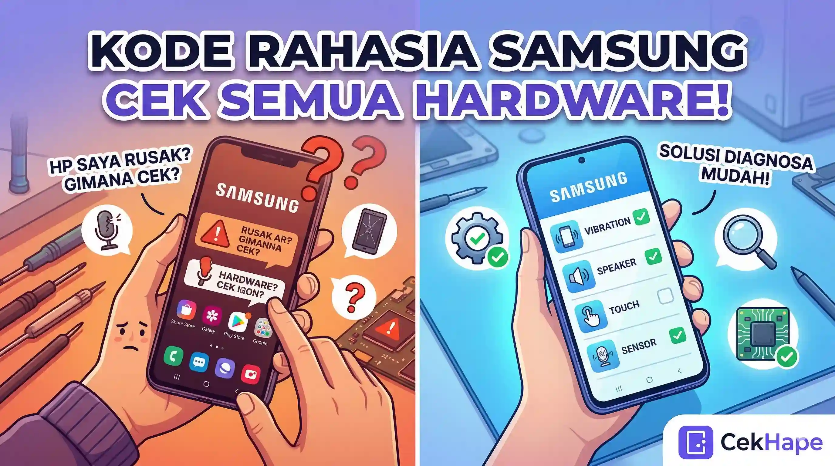 Kode Rahasia Samsung: Cek Hardware via Dial Code