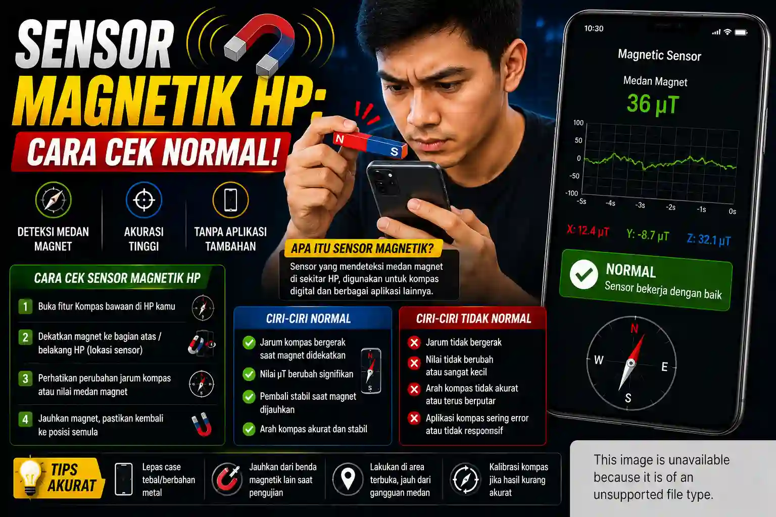 Sensor Magnetik HP: Cara Cek Normal Tanpa Aplikasi