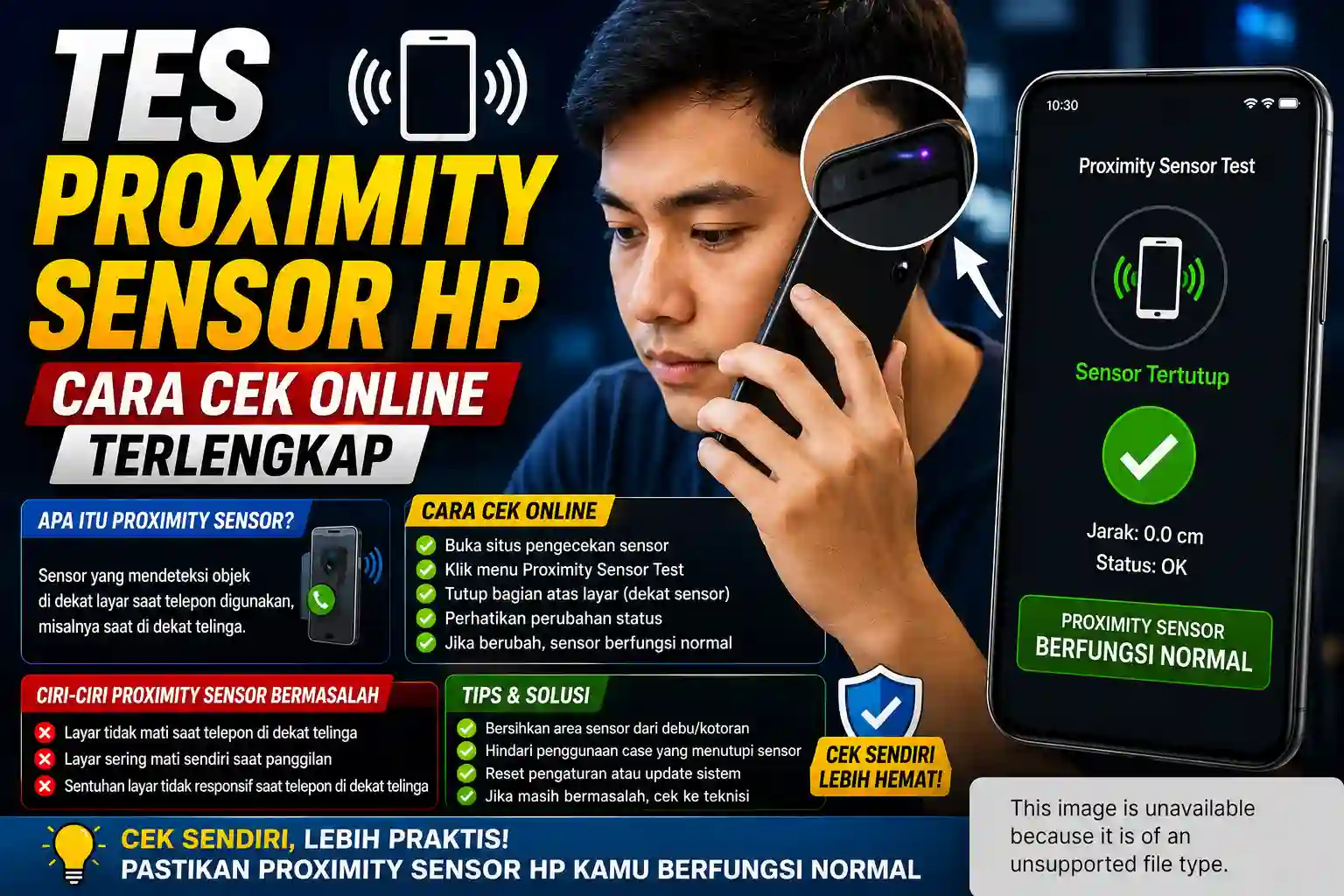 Tes Proximity Sensor HP