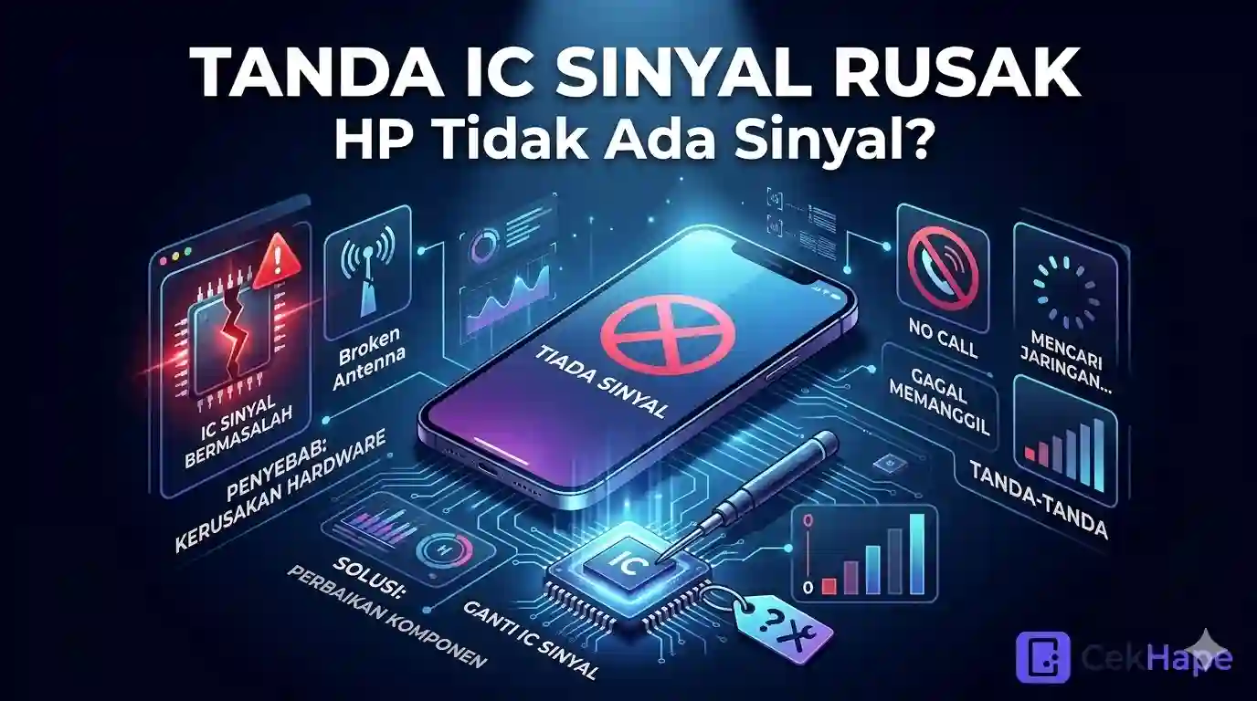 Tanda IC Sinyal Rusak: HP Tidak Ada Sinyal? Penyebab dan Solusi
