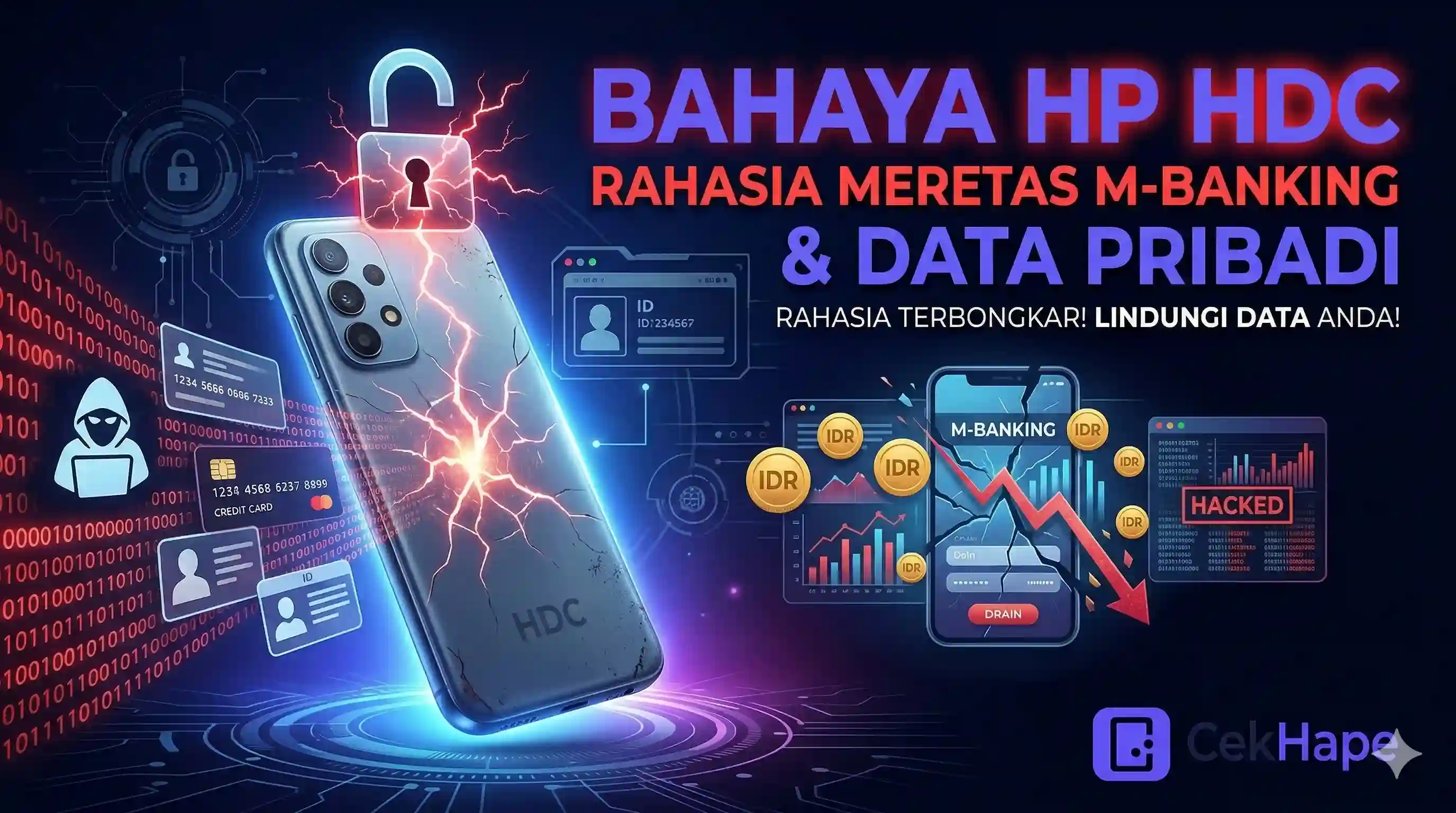 Bahaya HP HDC: Rahasia Meretas M-Banking dan Data Pribadi