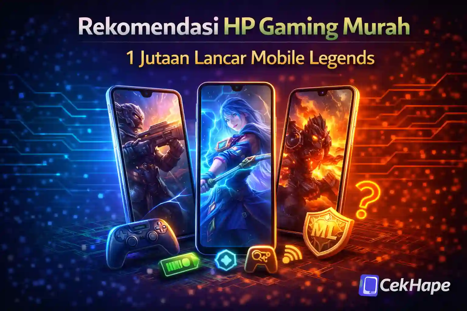 Rekomendasi HP Gaming Murah 1 Jutaan Lancar Mobile Legends