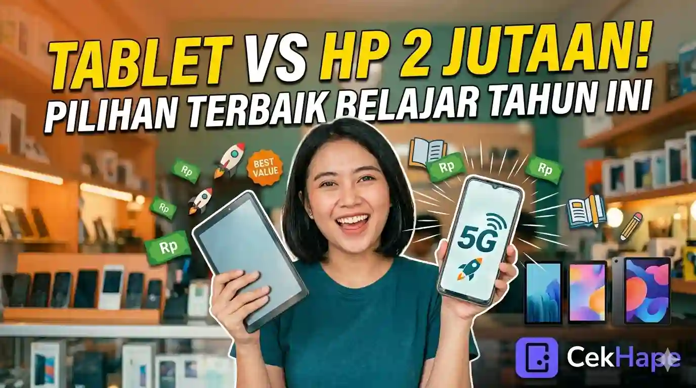 Tablet vs HP 2 Jutaan: Pilihan Terbaik Belajar Tahun Ini