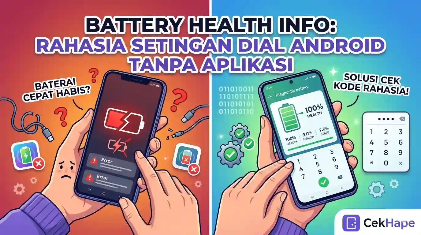 Battery Health Info: Rahasia Setingan Dial Android Tanpa Aplikasi
