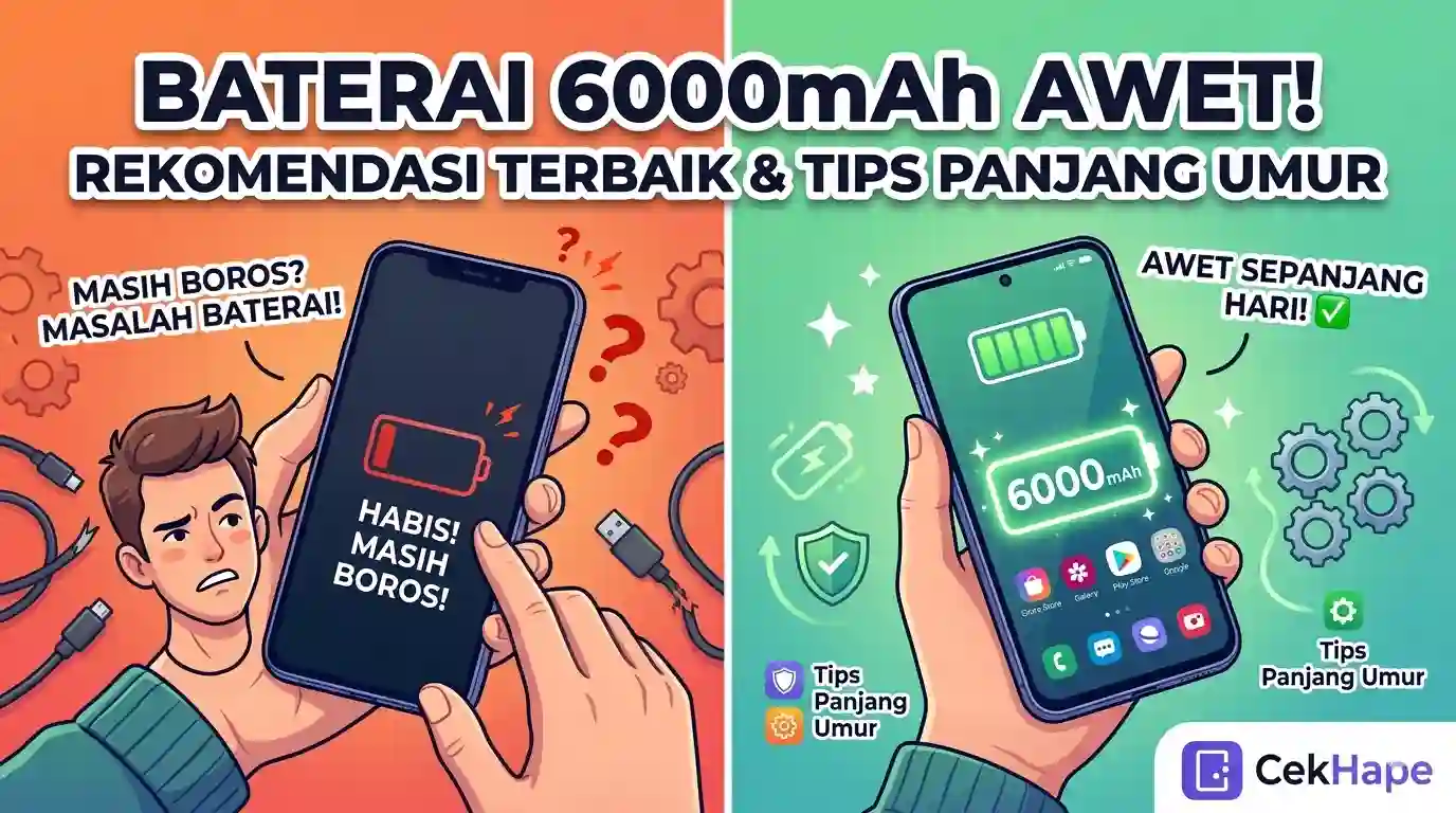 HP Baterai 6000Mah Paling Awet: Rekomendasi dan Tips Panjang Umur